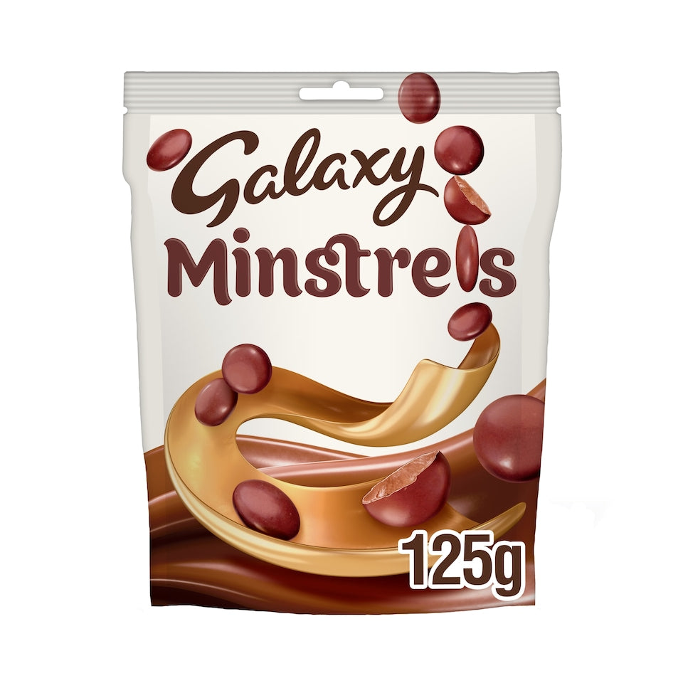 Galaxy Minstrels Milk Chocolate Buttons Pouch Bag 125g - Out of Date