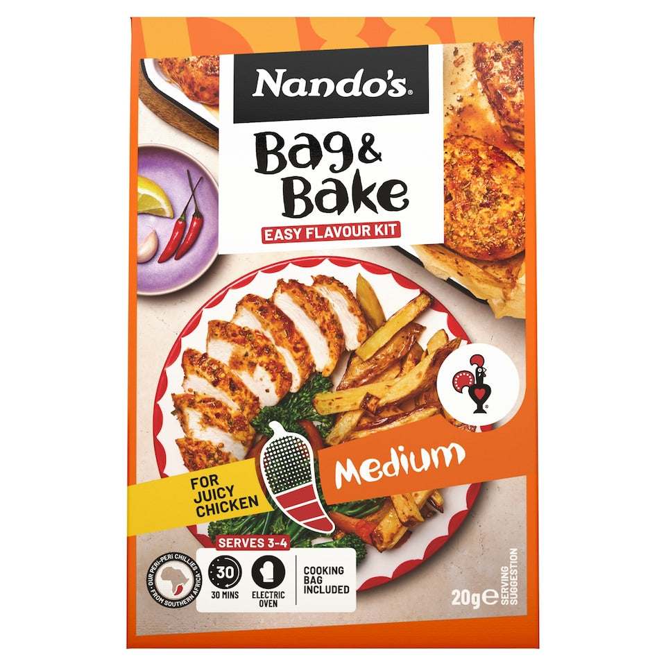 Nandos Peri Bag & Bake Medium 20g - Out of Date