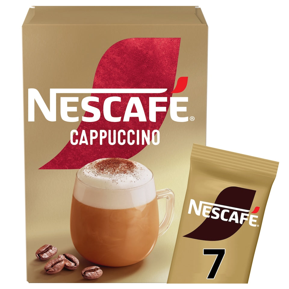Nescafe Cappuccino Instant Coffee Sachets 70 x 14.2g (10 Boxes)