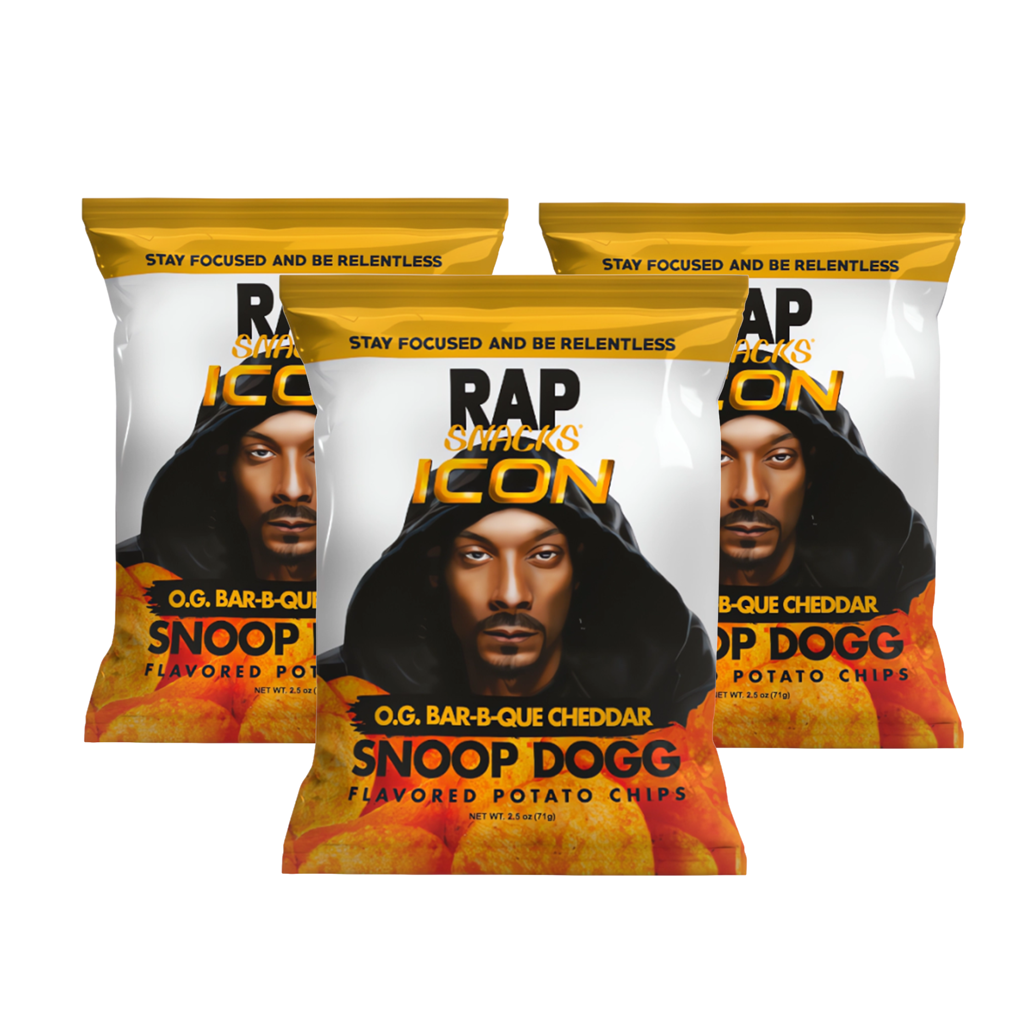 Rap Snacks Snoop Dogg Cheddar BBQ 12 x 71g (case) - Out of Date