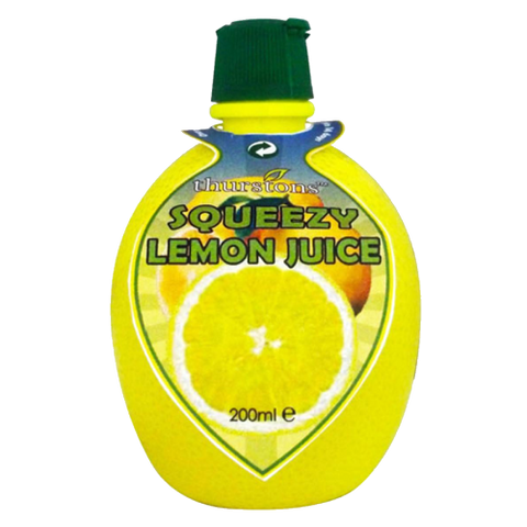 Thurstons Squeezy Lemon Juice 200ml - Out of Date