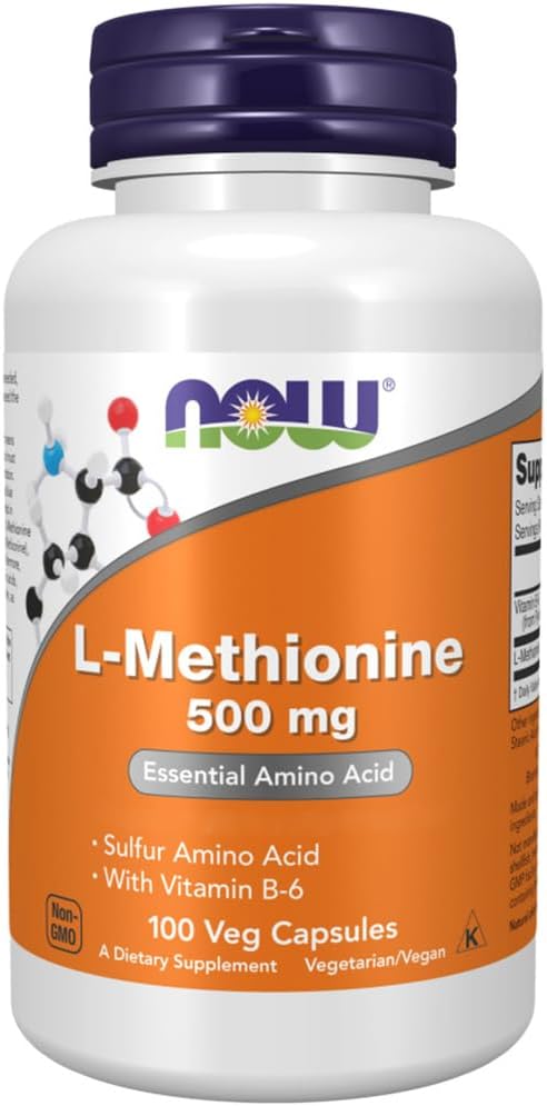 Now Foods L-Methionine 500mg 100 Caps