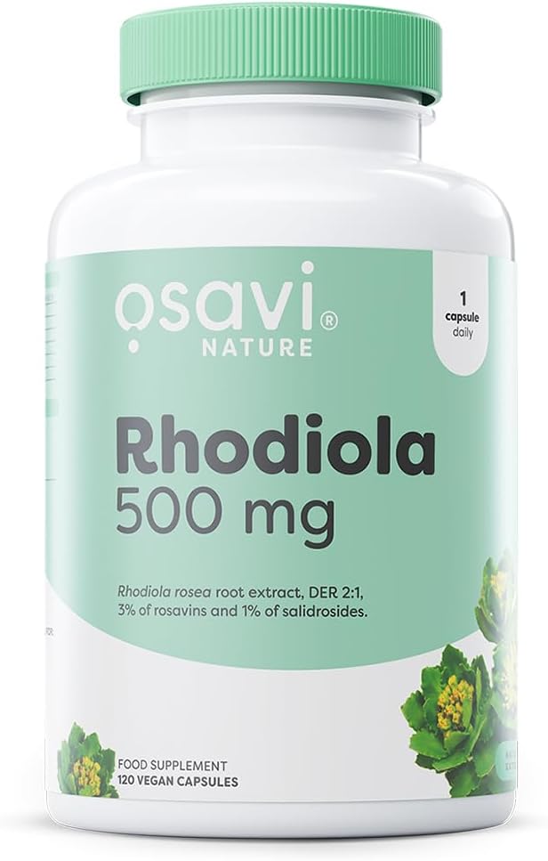 Osavi Rhodiola 500mg 120 Caps - Out of Date
