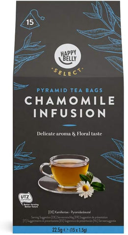 Belly Select Herbal Tea Teabags Chamomile Infusion 15 Tea Bags - Out of Date