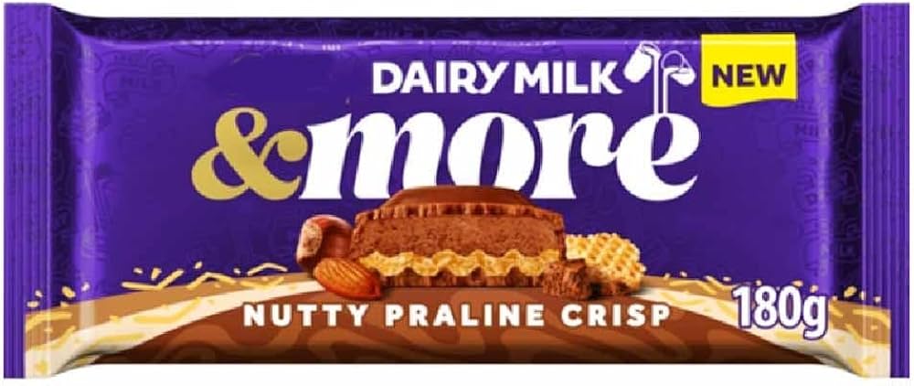 Cadbury More Nutty Praline Crisp 180g - Out of Date