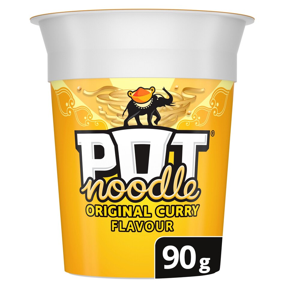 Pot Noodle Original Curry 12 x 90g (Tray) - Out of Date