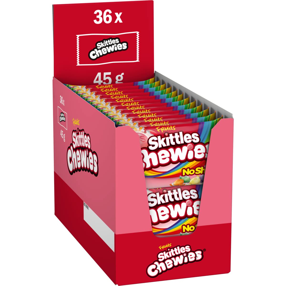 Skittles Fruits Chewies 36 x 45g (box) - Out of Date