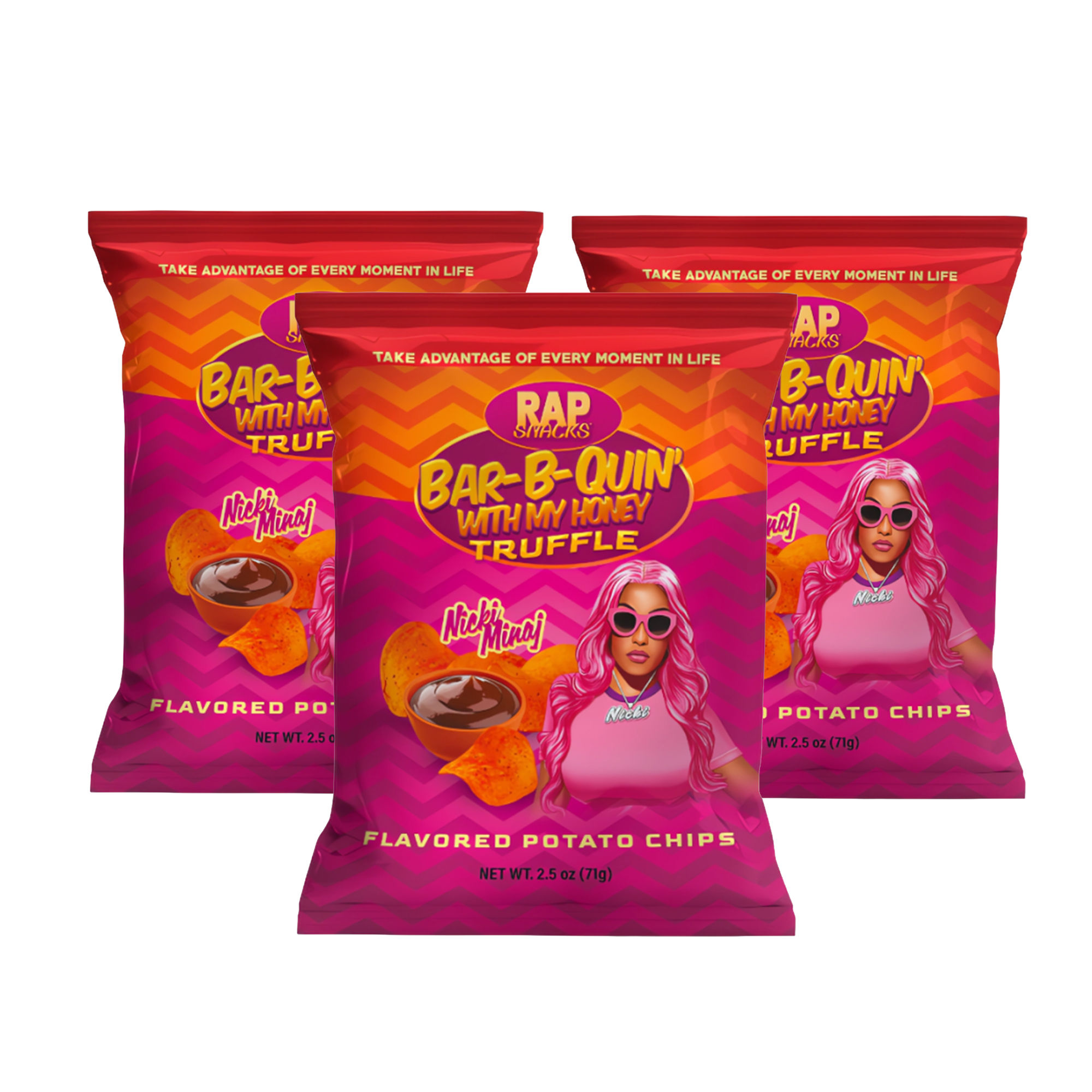 Rap Snacks Nicki Minaj BBQ Honey Truffle 12 x 71g (case) - Out of Date