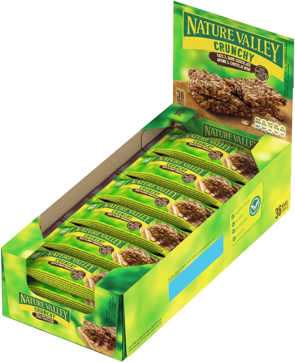 Nature Valley Crunchy Oats & Chocolate Cereal Bars 18 x 42g