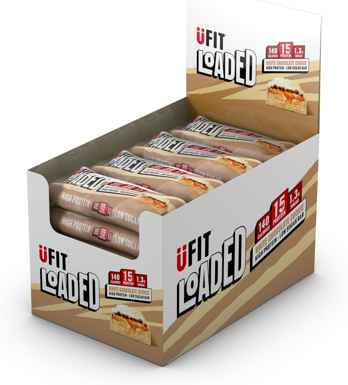 UFIT Loaded Protein Bar 16 x 45g - Short Dated