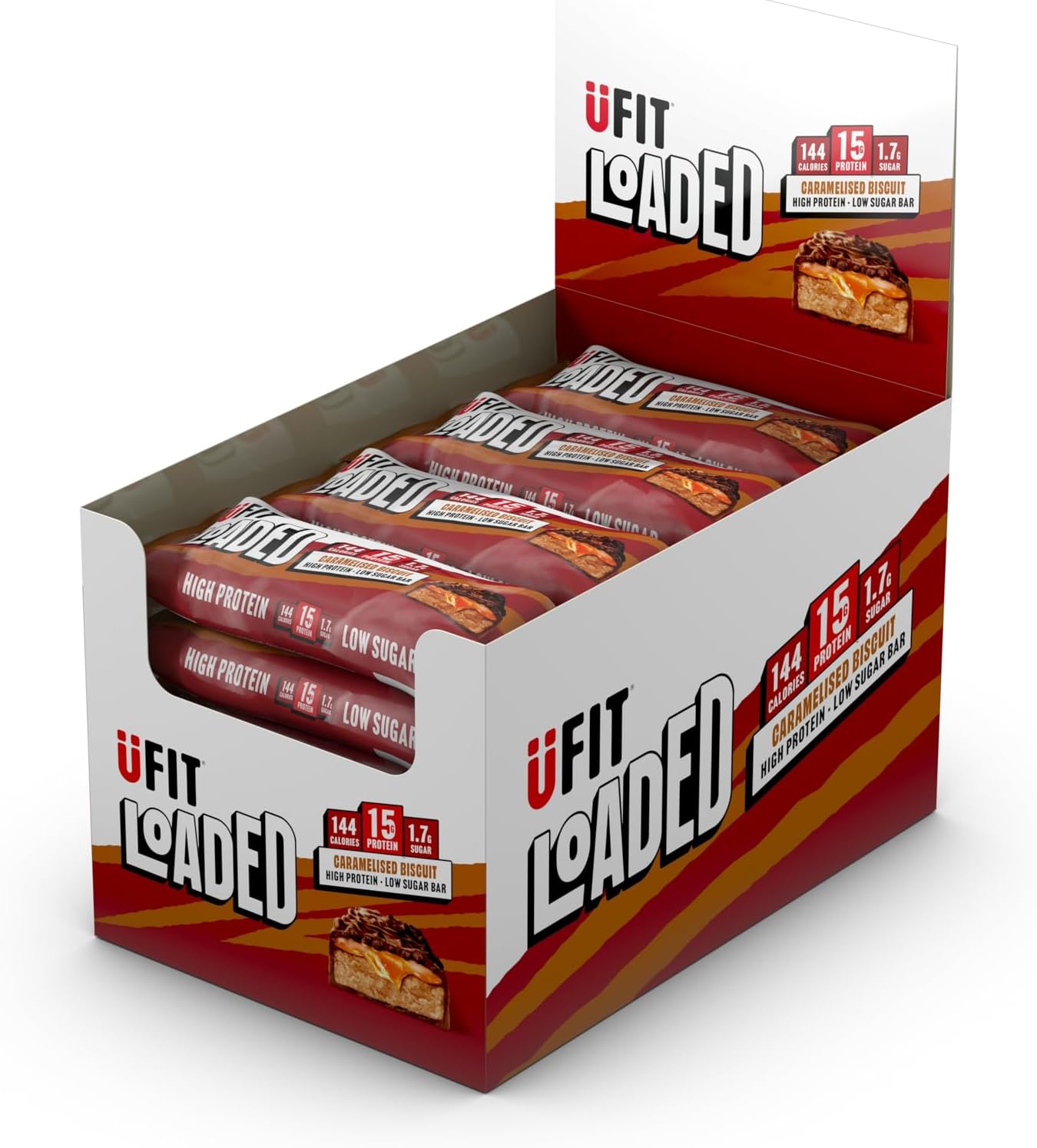 UFIT Loaded Protein Bar 16 x 45g - Short Dated
