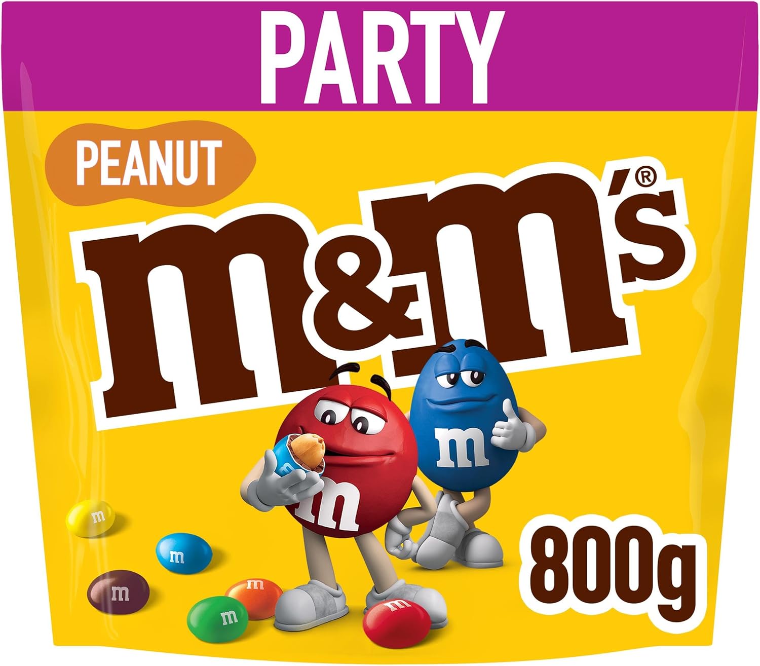 M&Ms Peanut Party Mix 800g - Out of Date