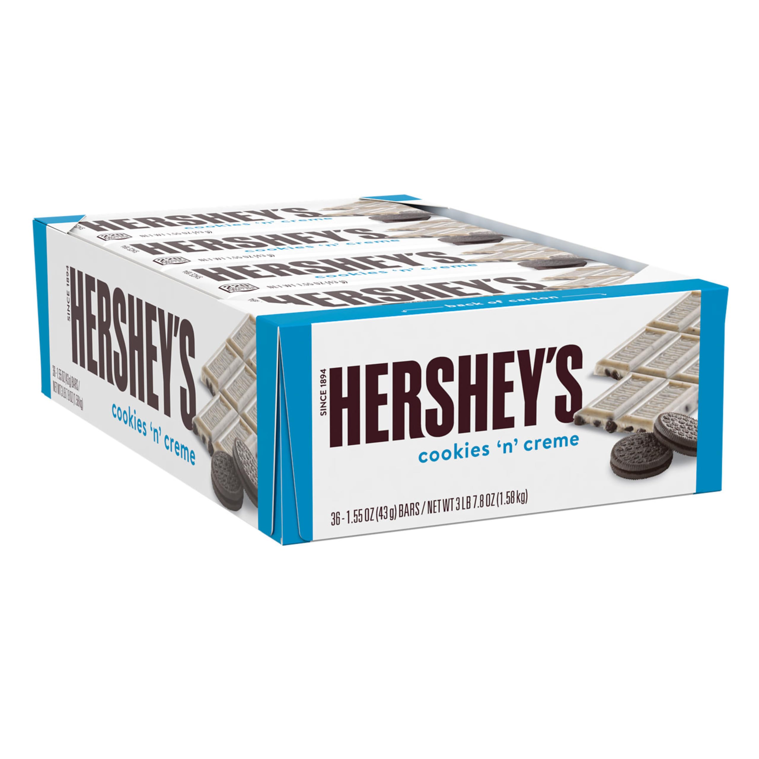 Hershey's Cookies & Cream 36 x 43g (case) - Out of Date