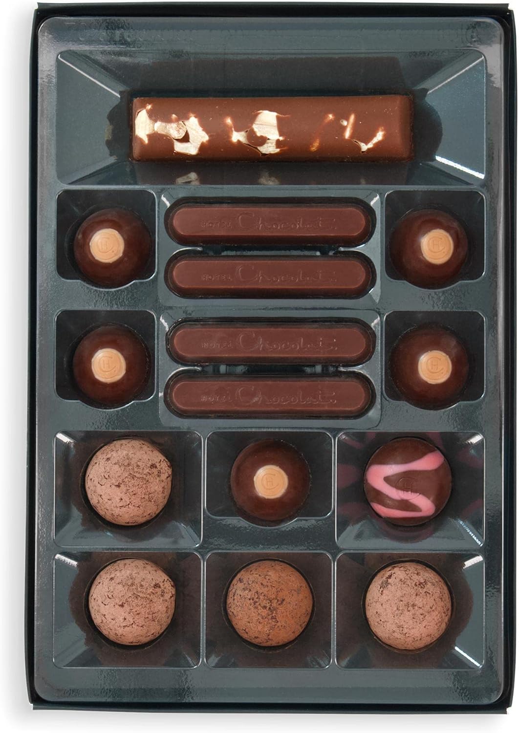 Hotel Chocolat Unbelievably Vegan H-Box 145g - Out of Date