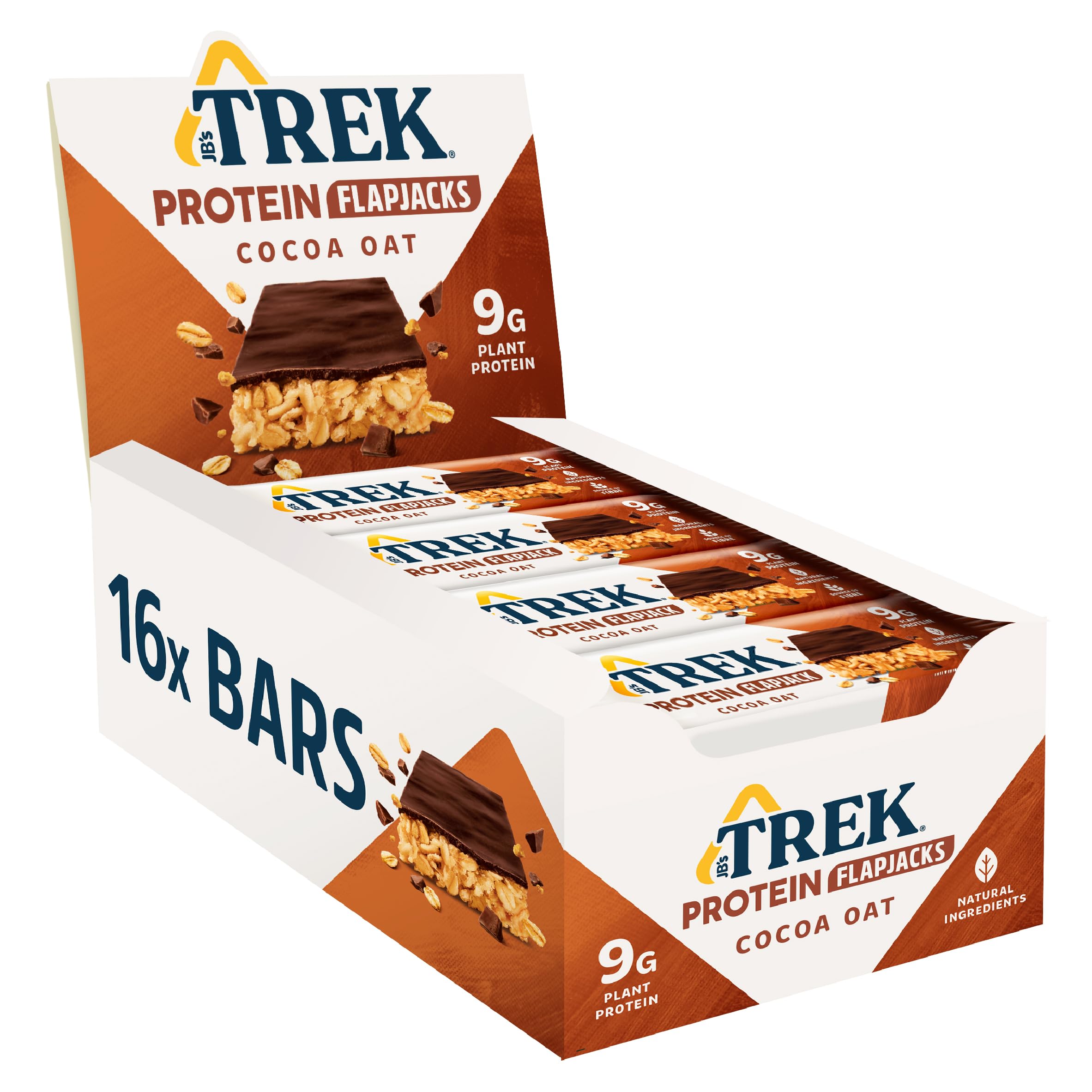 Trek Protein Oat Bar Cocoa Oat 16 x 50g - Short Dated