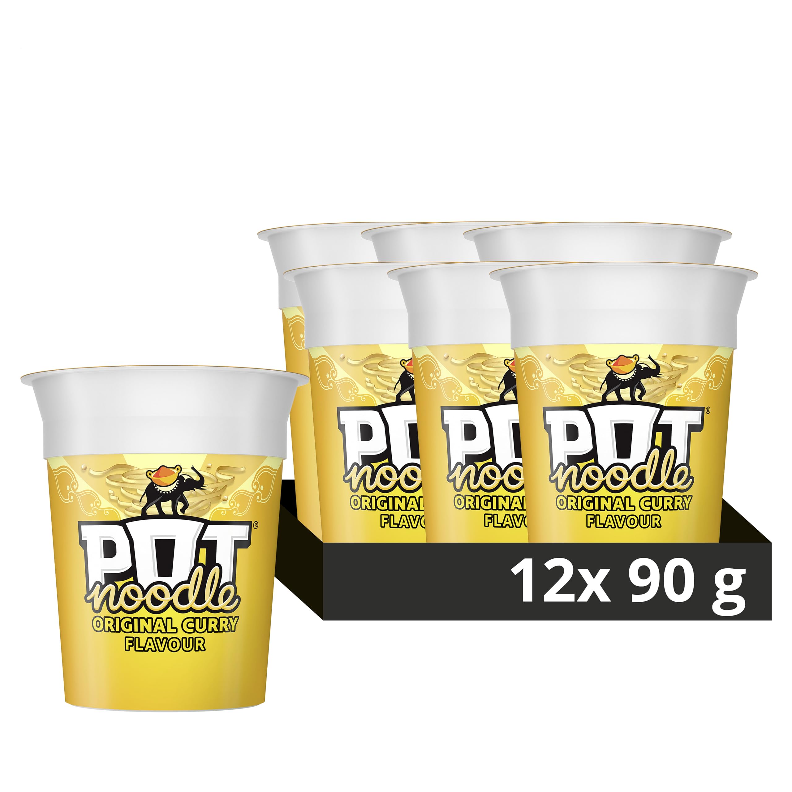 Pot Noodle Original Curry 12 x 90g (Tray) - Out of Date