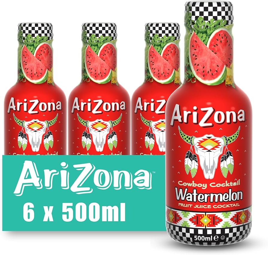 AriZona Cowboy Cocktail Watermelon 6 x 500ml (case) - Out of Date