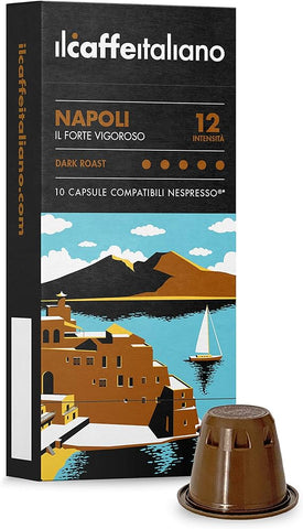 Ilcaffeitaliano Napoli Intensita 12 10 Caps - Out of Date