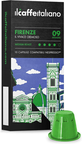 Ilcaffeitaliano	Firenze Intensita 9 10 Caps - Out of Date