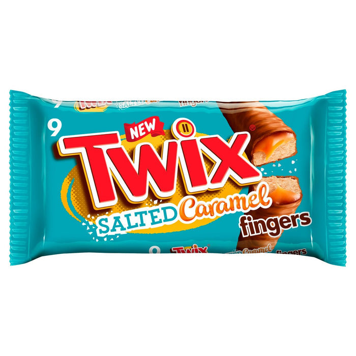 Twix Salted Caramel 9 Pack (9 x 20g) - Out of Date