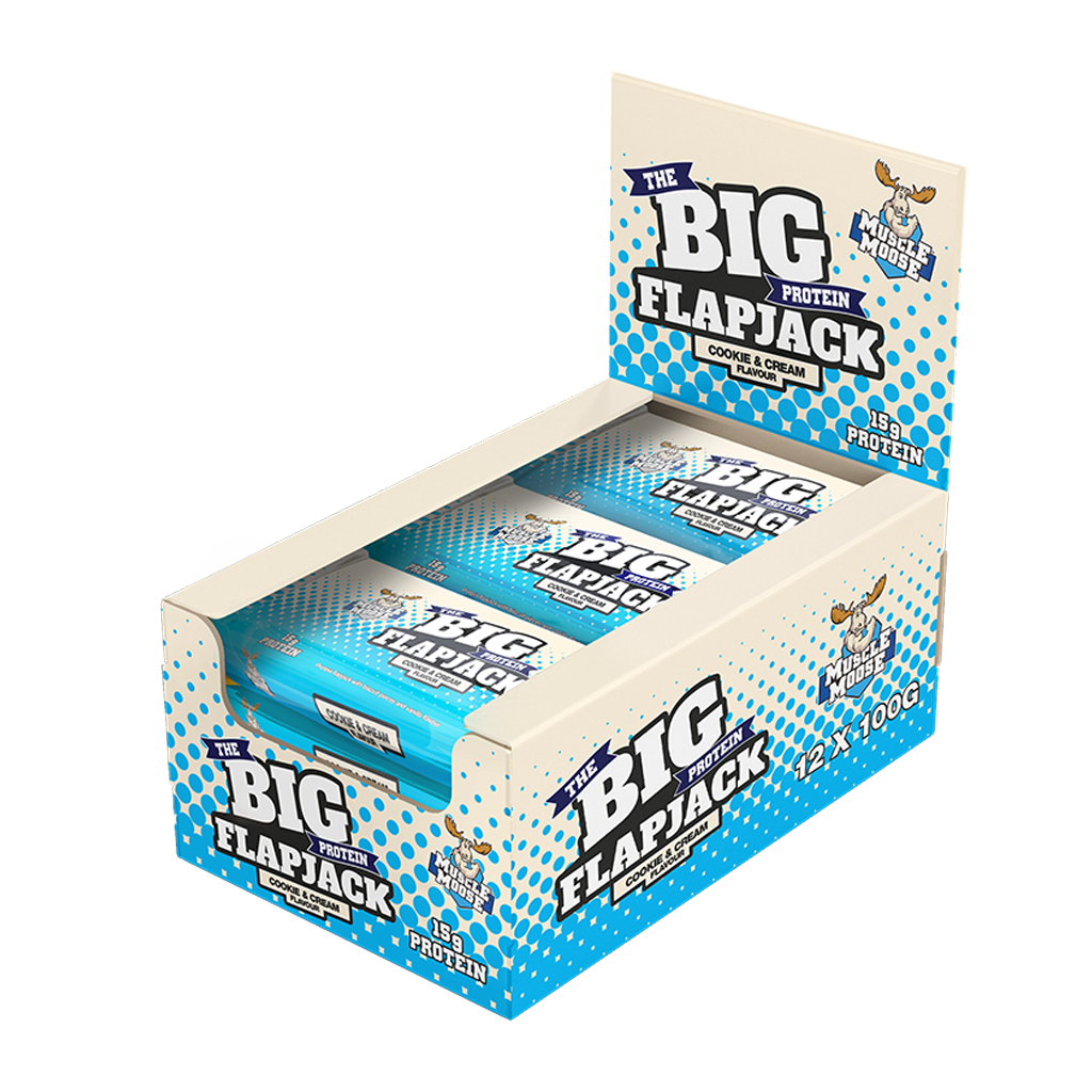 Muscle Moose Big Protein Flapjack 12 x 100g