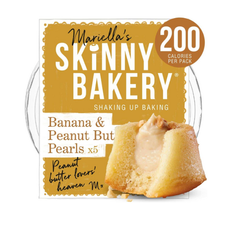 Skinny Bakery Banana & Peanut Butter Pearls (6 pack x 5 cakes)
