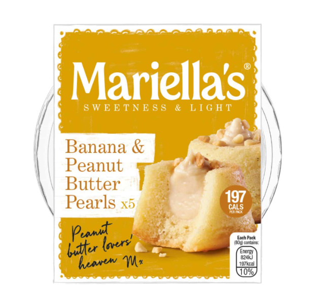 Mariella’s Banana & Peanut Butter Pearls (6 pack x 5 cakes)