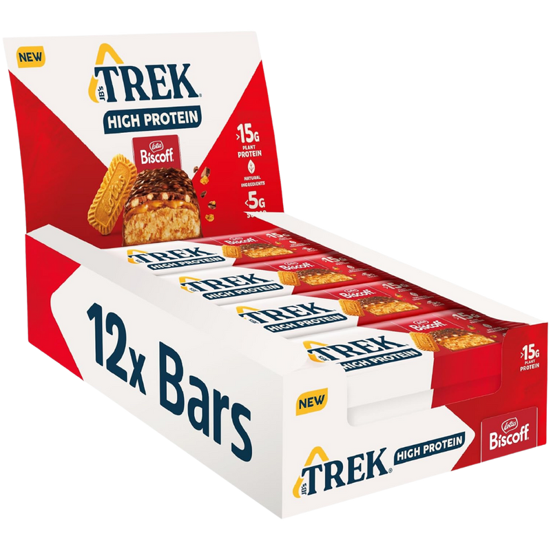 Trek Biscoff Protein Bar 12 x 55g - Short Dated