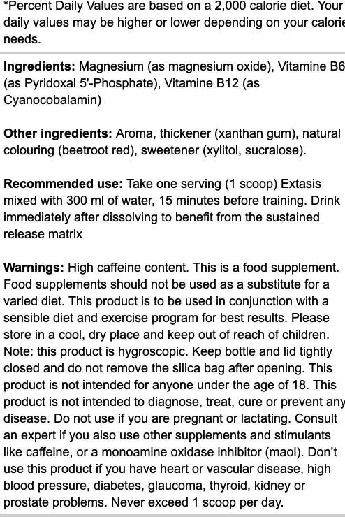 Stacker2 Europe Extasis Pre-Workout 400g