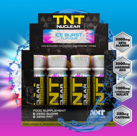 NXT Nutrition Ice Burst TNT Nuclear Shots 12 x 60ml