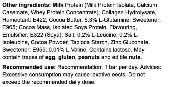 Weider 60% Protein Bar 24 x 45g