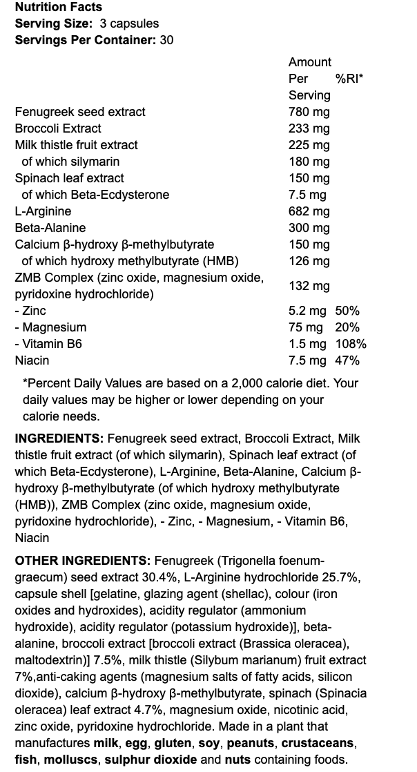 BioTechUSA Black Test 90 Caps