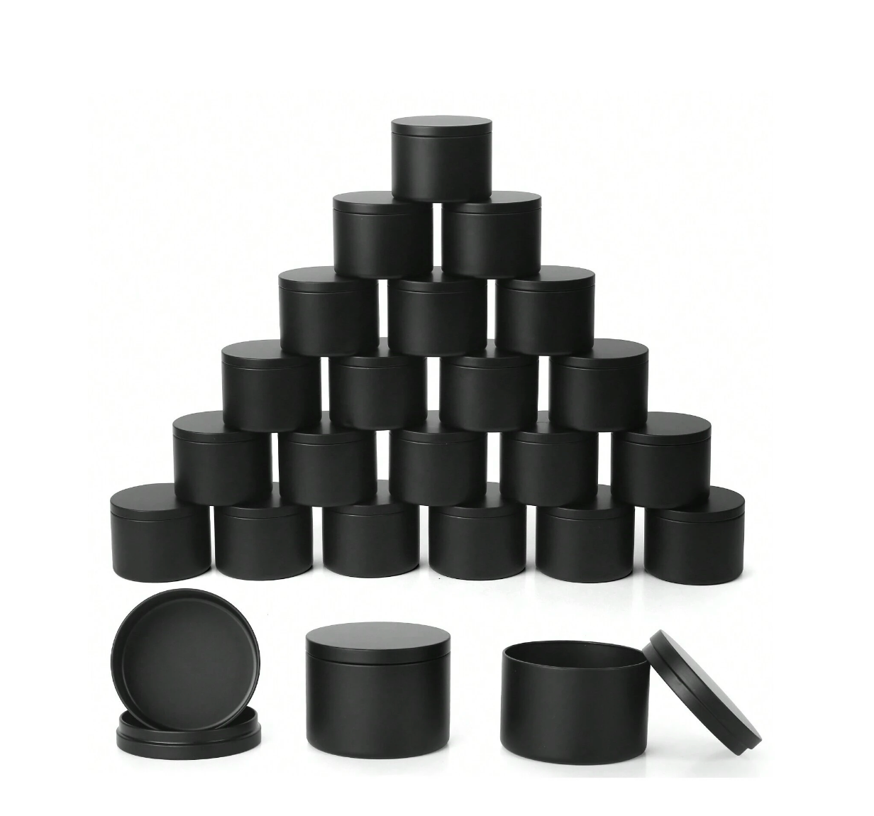 Black Candle Jar - 4oz - Clearance - Damaged Packaging
