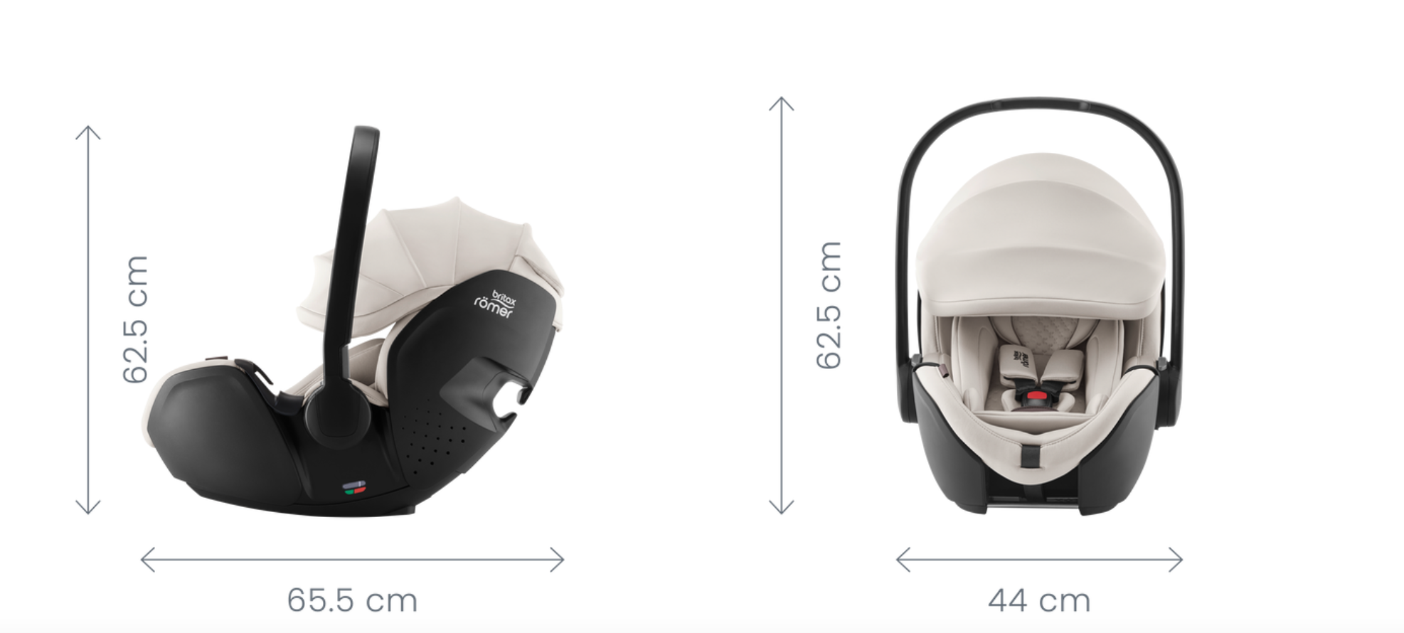 New Britax Romer Baby-Safe Pro Car Seat Jade Green with Vario Basse 5Z - Clearance