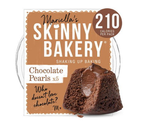 Skinny Bakery Chocolate Pearls (6 pack x 5 cakes)