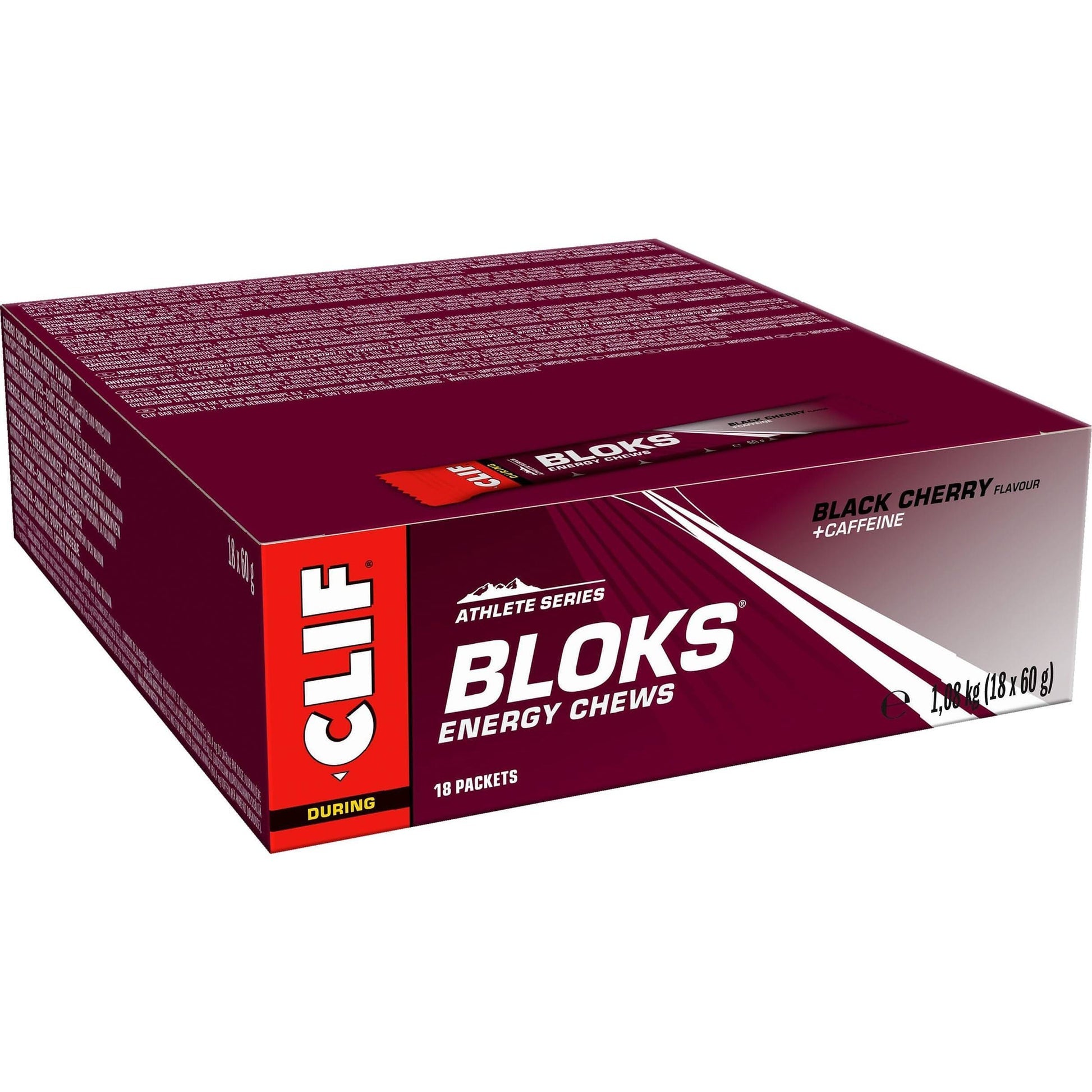 CLIF Black Cherry Bloks 18 x 60g - Short Dated