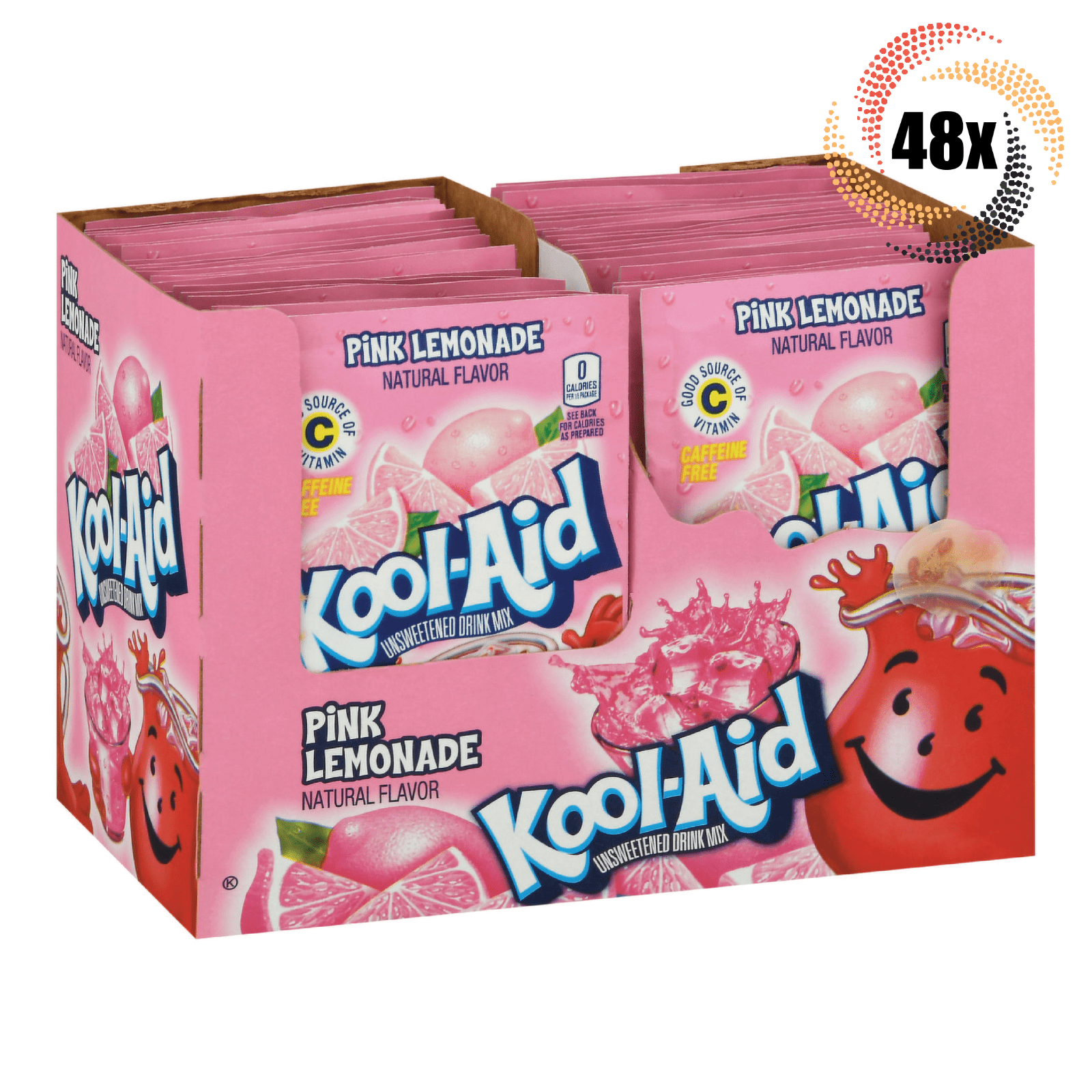 Kool-Aid Pink Lemonade Drink Mix 48 x 3.6g (box) - Out of Date