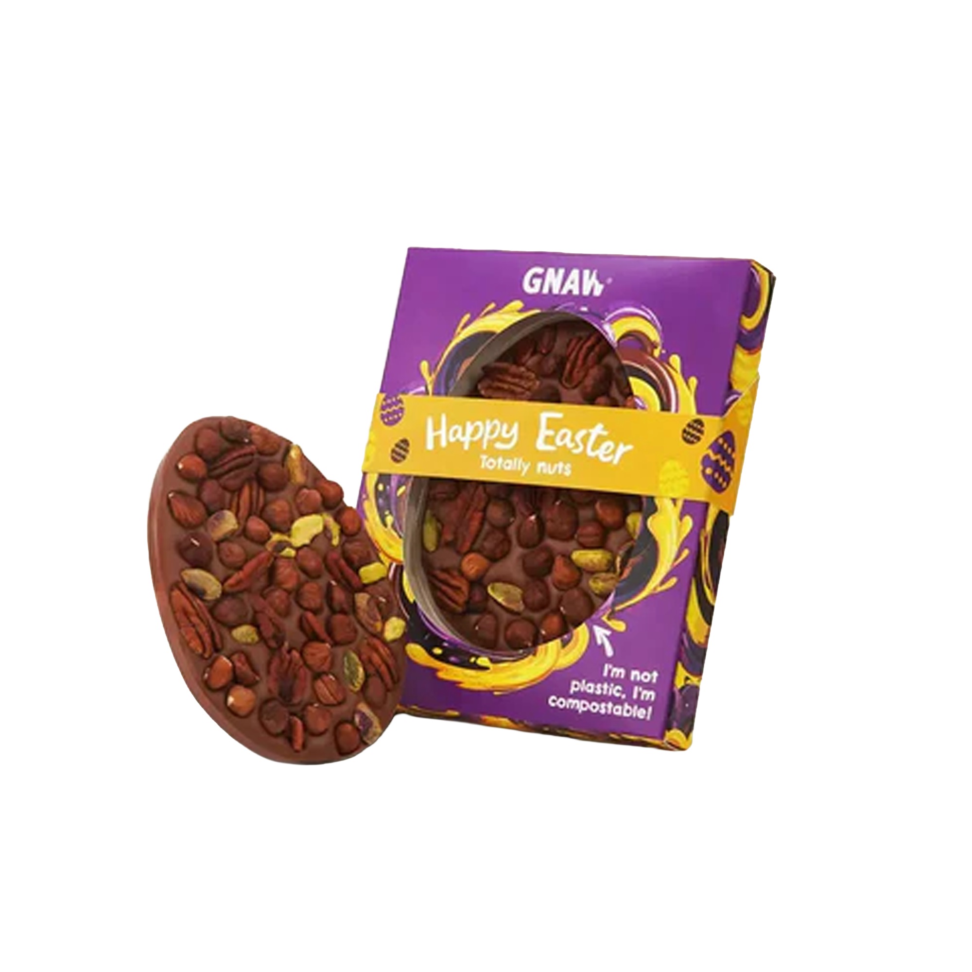 Gnaw Happy Easter Totally Nuts Egg 135g - Short Dated