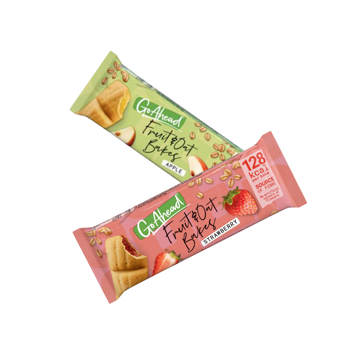 Go Ahead Fruit & Oat Bakes Strawberry 10 x 36g (pack) - Out of Date