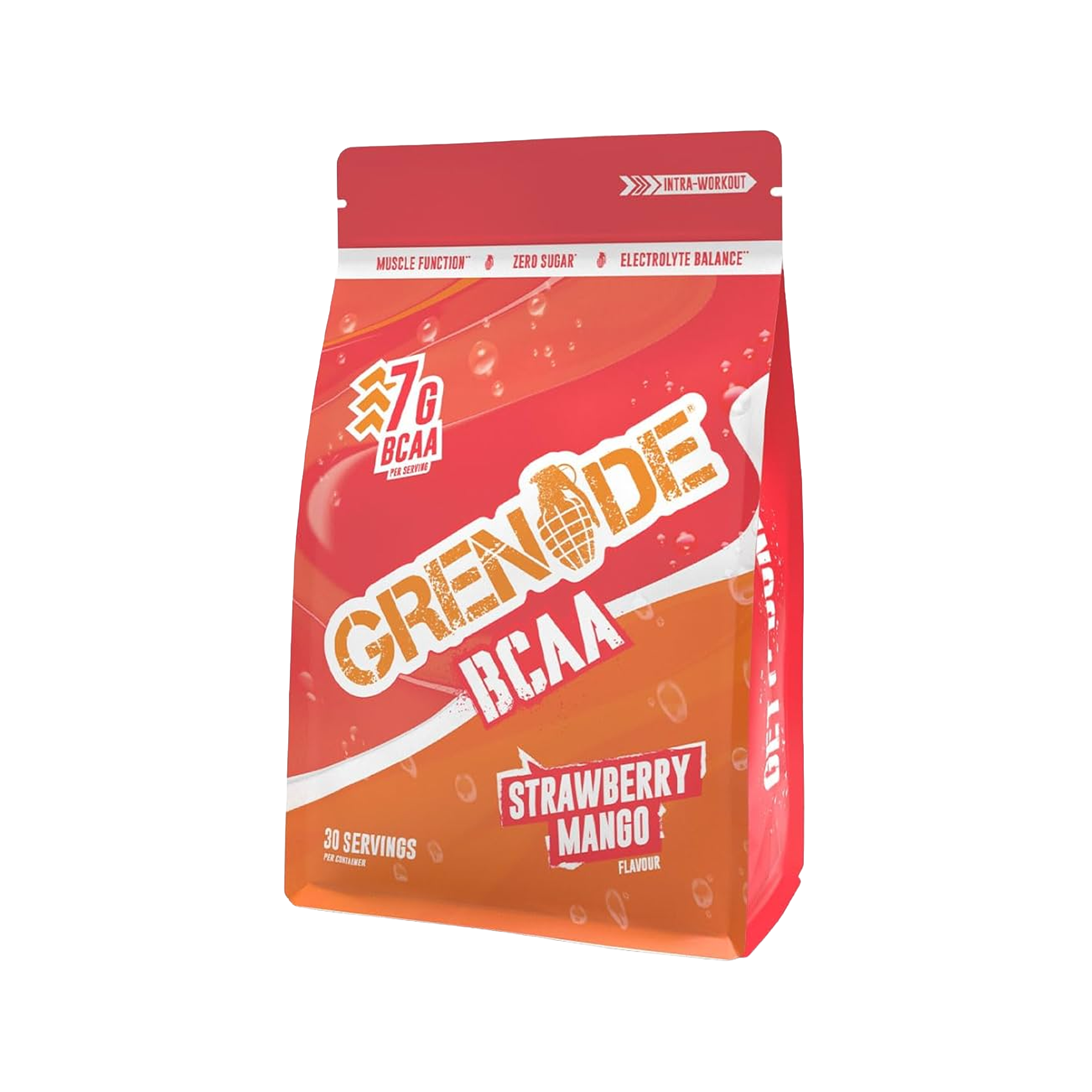 Grenade Strawberry & Mango BCAA 390g - Short Dated