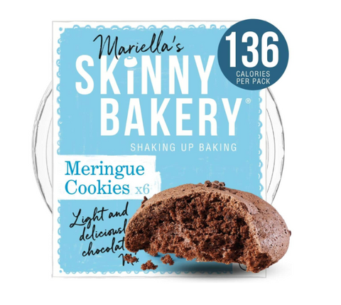 Skinny Bakery Chocolate Meringue Cookies (6 pack x 6 Cookies)