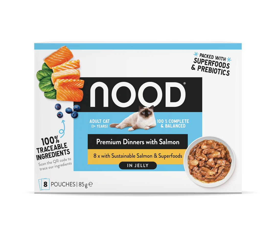 NOOD Premium Dinners Salmon & Superfoods 8 x 85g - Out of Date