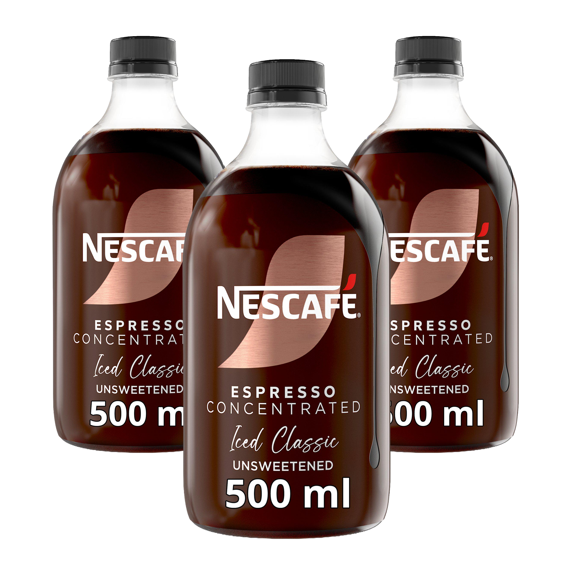 Nescafe Iced Coffee Espresso Concentrated Unsweetened 6 x 500ml (case) - Out of Date
