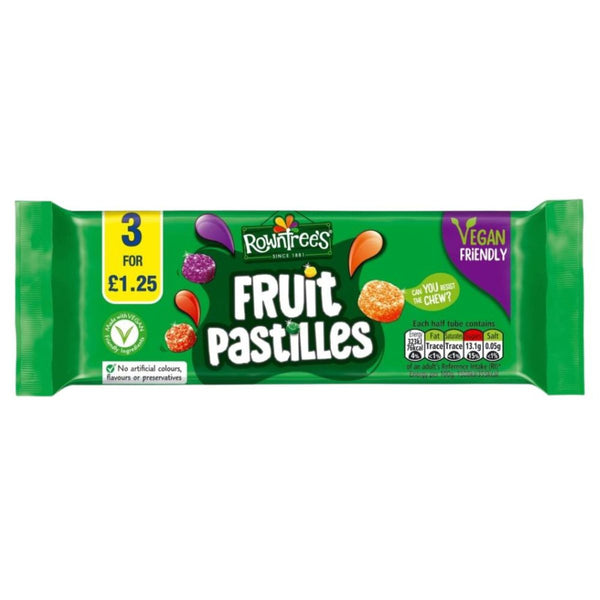 Rowntree's Fruit Pastilles 3 x 41g - Out of Date