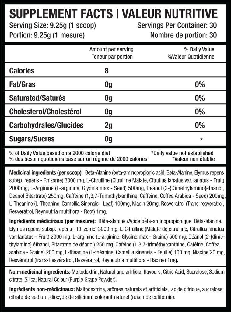 Beyond Yourself PreSET Pre Workout 277.5g - Out of Date