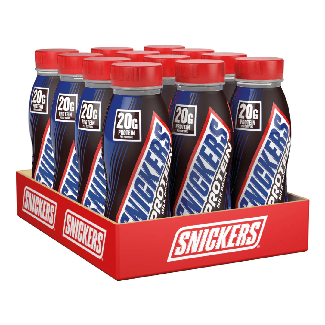 Snickers High Protein Milk Drink 12 x 250ml - Out of Date