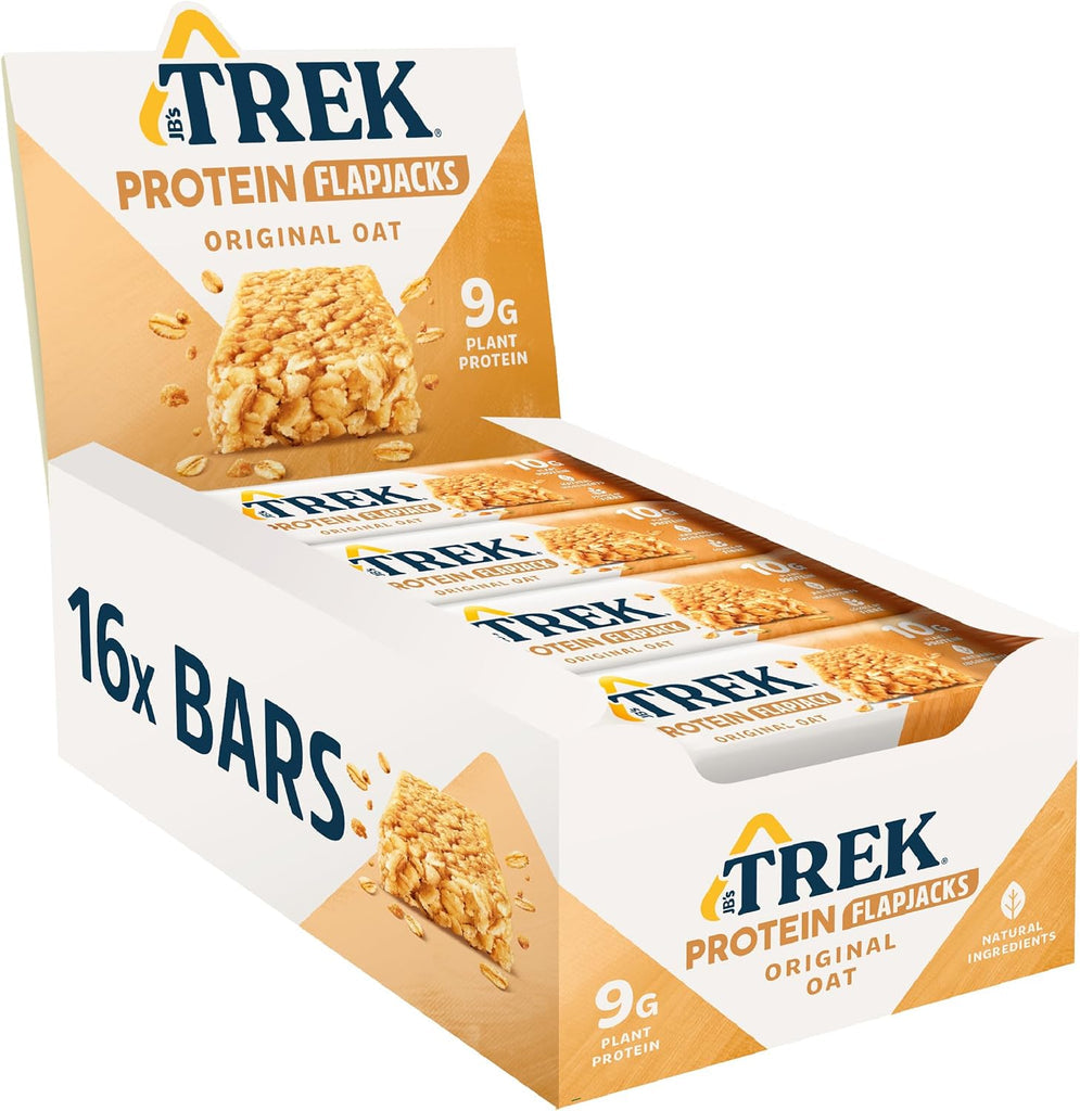 Trek Protein Oat Bar Original Oat 16 x 50g - Out of Date
