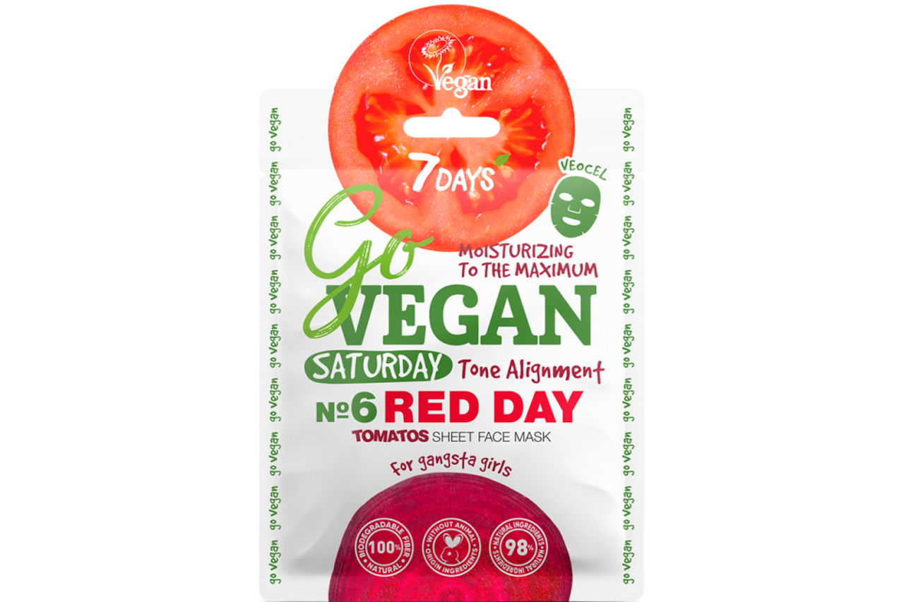 7 Days Go Vegan Sheet Face Mask 25g