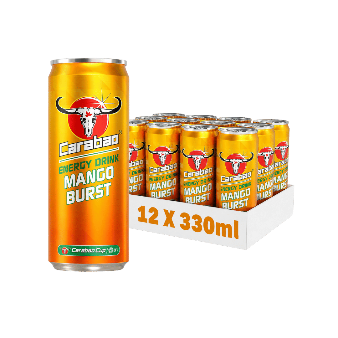 Carabao Mango Burst Energy Drink 12 x 330ml