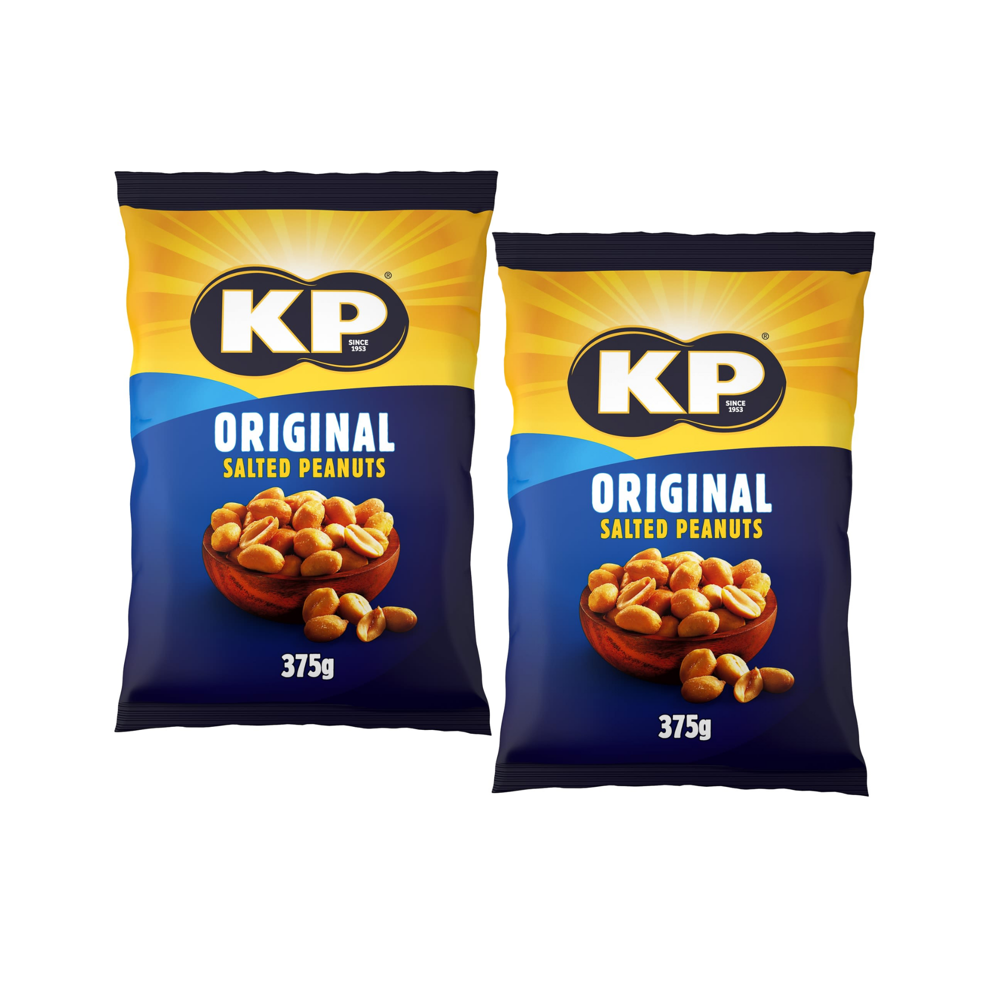 KP Original Salted Peanuts 10 x 375g (case) - Out of Date